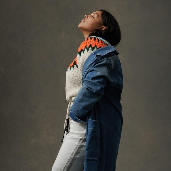 Anthroplogie Peggy Denim Duster Jacket - Picture 2 of 15